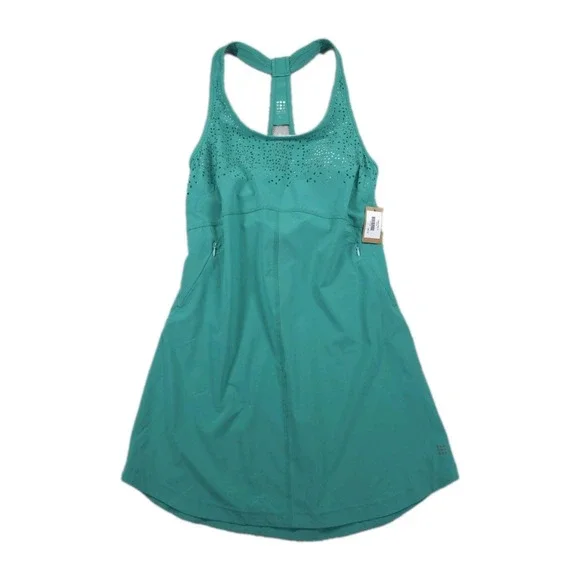 Title Nine Racerback Workout Dress Womens Large Built In Bra Tennis Athletic - Picture 1 of 10